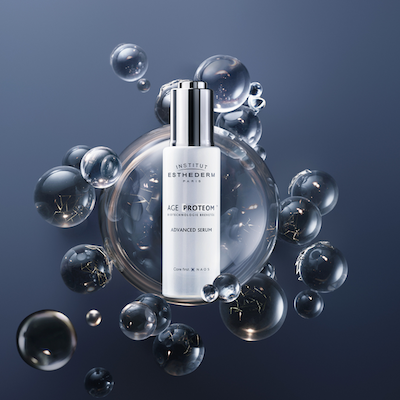 Sérum Age Proteom de Institut Esthederm, tecnología avanzada para proteger el proteoma y preservar la juventud cutánea.